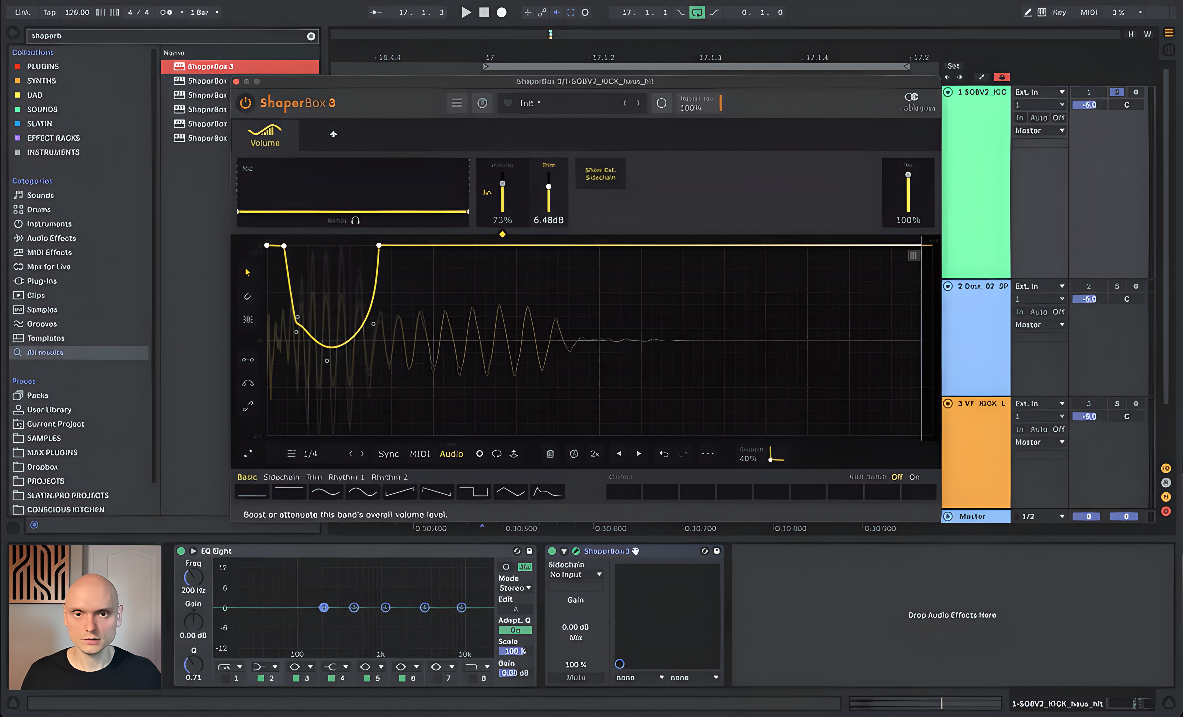 Sidechain compression and kick bass mixing