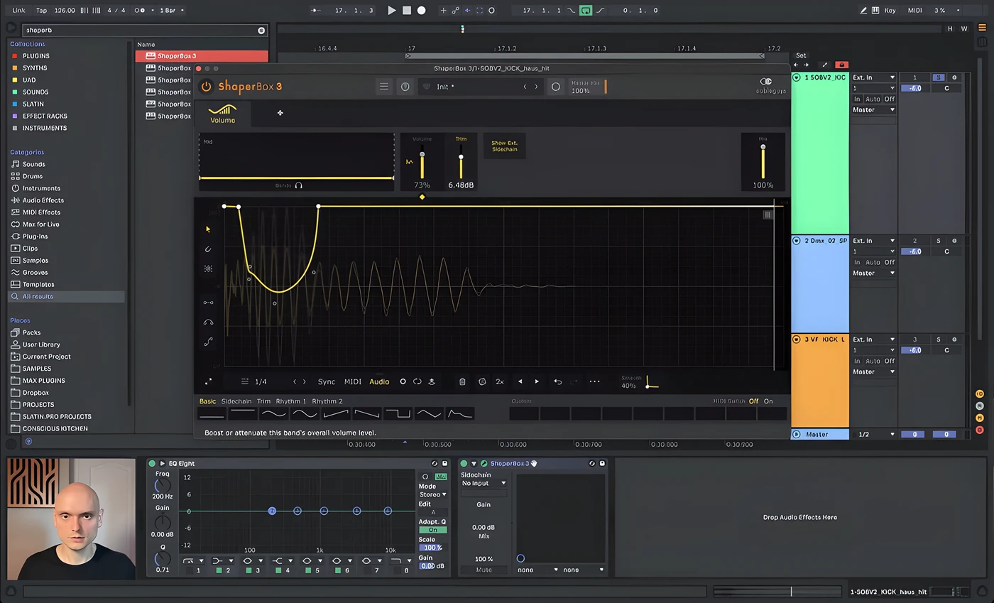 Sidechain compression and kick bass mixing
